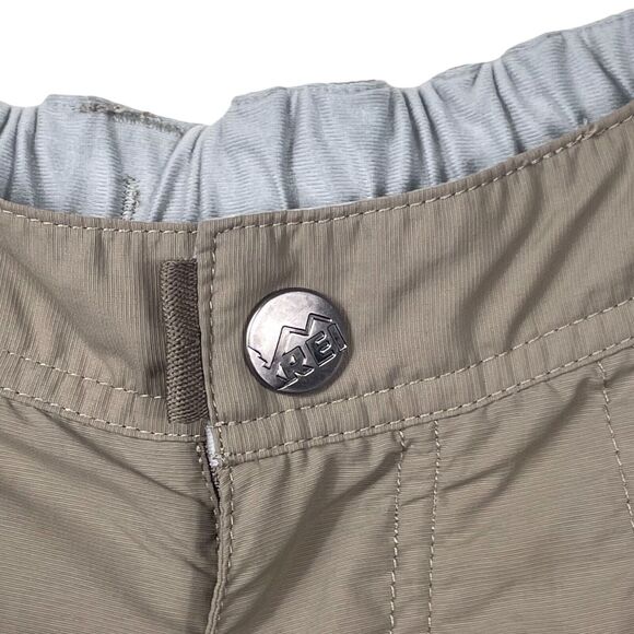 REI Women's Classic Sahara Cargo Pants Size 8 Convertible Shorts Khaki Beige EUC - Picture 6 of 16